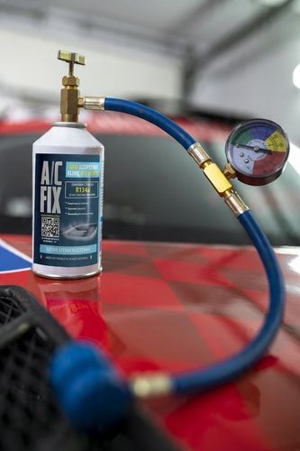 AC FIX Gaz do klimatyzacji R134A DUŻA PUSZKA +40% 626g + Manometr na Arena.pl