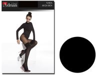 Rajstopy jak pończochy 20 / 40 den Sara prążki Nero 4