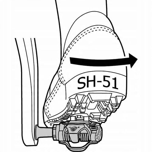 Shimano Bloki SM-SH51 MTB SPD do Pedałów BOX Oryginał zdjęcie 11