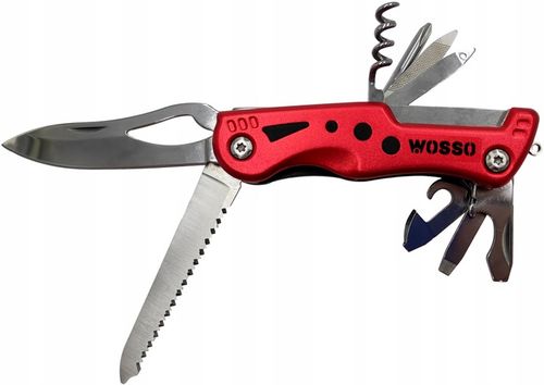 NÓŻ MULTITOOL SCYZORYK z LATARKA LED WIELOFUNKCYJNY 12w1 NOŻYK na Arena.pl