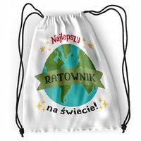 Plecak Sportowy Szkolny Ratownika Worek Torba Z Nadrukiem Ze Zdjęciem