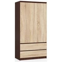 Szafa do sypialni, 2 szuflady, drzwi, DORMI, 90x51x180 cm, | TYLETEGOTU