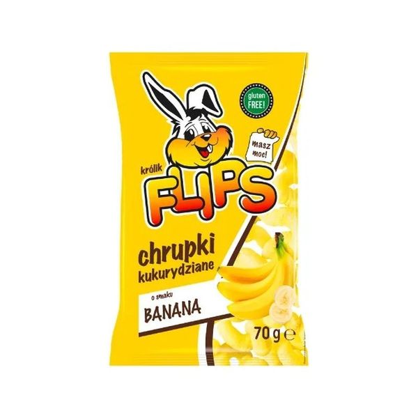 SANTE FLIPS 70G CHRUPKI KUKURYDZIANE BANANOWE zdjęcie 1