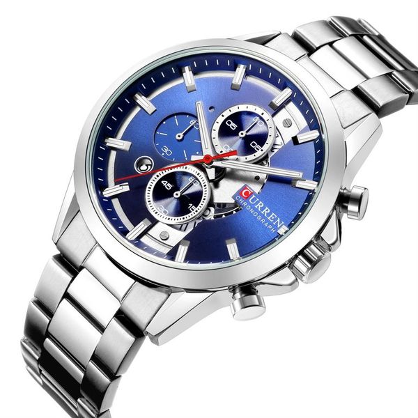 ZEGAREK MĘSKI CURREN 8325 (zc021a) - CHRONOGRAF zdjęcie 2