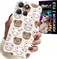 ETUI DO MOTOROLA MOTO G15 - MIŚ MISIE WZORY DLA NAJMŁODSZYCH + SZKŁO