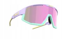 Okulary rowerowe Bliz Fusion różowe soczewki UV-400 kat. 3