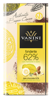 VANINI Monorigine Perù czekolada gorzka 62% migdały i cedrat 100 g