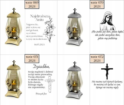 ZNICZ z różą GRAWER KAPLICZKA personalizowany napis dedykacja DLA BRATA na Arena.pl