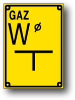 TODG-3 W tablica orientacyjna SĄCZKA WĘCHOWEGO GAZ