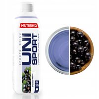 IZOTONIK NUTREND UNISPORT 1000ML CZARNA PORZECZKA NAPÓJ SPORTOWY TAURYNA