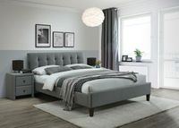 Łóżko Samur 2 160 tkanina popiel