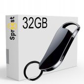 DYKTAFON SZPIEGOWSKI MINI CYFROWY PODSŁUCH MAŁY PENDRIVE 32GB BRELOK KLIPS