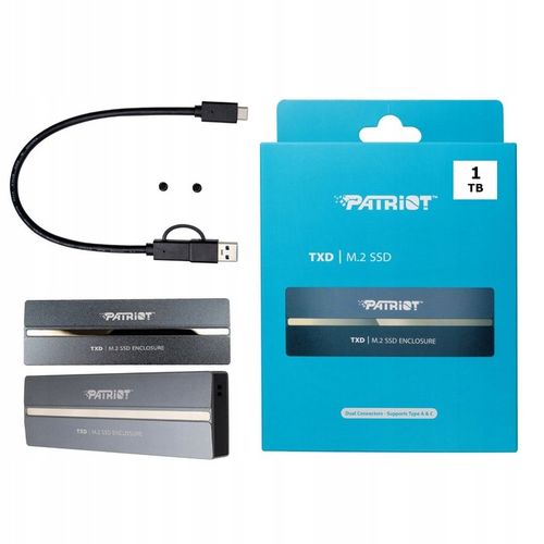 DYSK ZEWNĘTRZNY SSD 1TB M.2 NVME W ALUMINIOWEJ OBUDOWIE SZYBKI 1000MB/s na Arena.pl