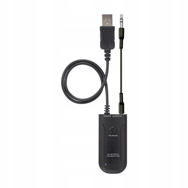 Nadajnik TRANSMITER adapter Bluetooth audio Jack 3.5 mm technologia AptX zdjęcie 1