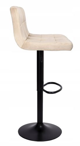 HOKER WELUROWY PIKOWANY OBROTOWY REGULOWANY KRZESŁO BAROWE DO JADALNI na Arena.pl