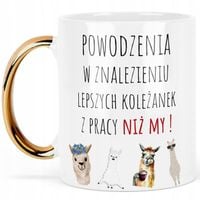 Kubek Złoty Ucho Pożegnanie Odejście z Pracy Śmieszny Prezent z Napisem