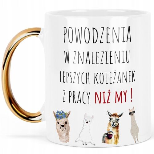 Kubek Złoty Ucho Pożegnanie Odejście z Pracy Śmieszny Prezent z na Arena.pl