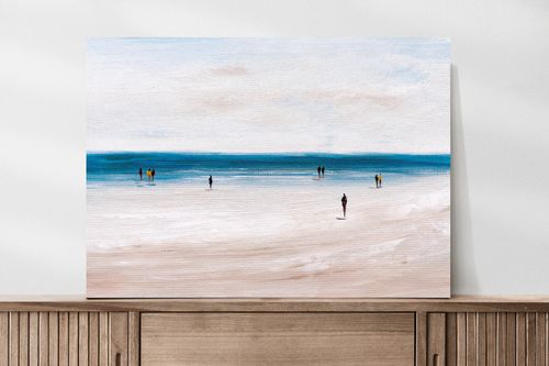 Obraz na płótnie plaża abstrakcja poziom 50x70 cm na Arena.pl