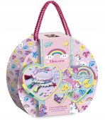 UNICORN JEDNOROŻCE zestaw kreatywny 2w1 bransoletki, mozaika diamentowa
