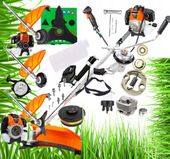 MOCNA KOSA SPALINOWA 7KM KOSIARKA ZESTAW XXL