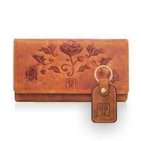 zestaw upominkowy dla kobiet zup-97-or portfel skórzany t-05-or brelok