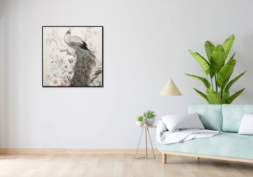 Plakat 80x80cm Pawia Gracja na Arena.pl