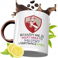 Kubek Bordowy Dla Budowlańca Na Urodziny Prezent Z Nadrukiem Ze Zdjęciem