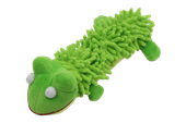 Zabawka dla psa szeleszcząca żaba z piszczałką 24,5x12 cm