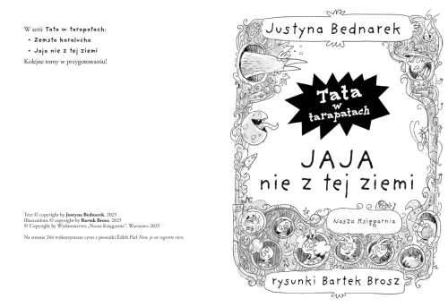 Ilustrowana książka dla dzieci - Jaja nie z tej ziemi - Tata w tarapatach na Arena.pl