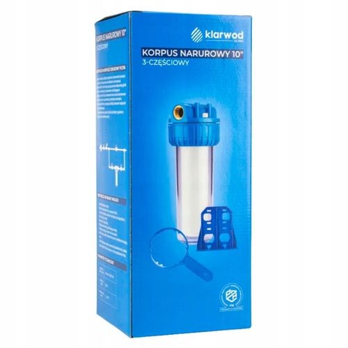 KORPUS FILTRA 10" NARUROWY Z ORINGIEM WF 10 PRZYŁĄCZE 1" OBUDOWA na Arena.pl