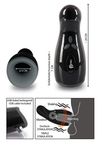 rebel masturbator with 3 funct na Arena.pl