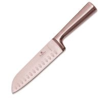 stalowy nóż santoku berlinger haus 17,5cm bh-2935 rose gold