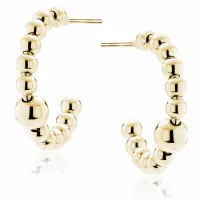 ELEGANCKIE POZŁACANE SREBRNE KOLCZYKI WKRĘTKI OTWARTE KOŁA KÓŁKA PÓŁKSIĘŻYC