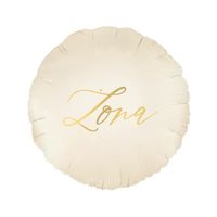 Balon foliowy okrągły Żona kremowy, 45 cm