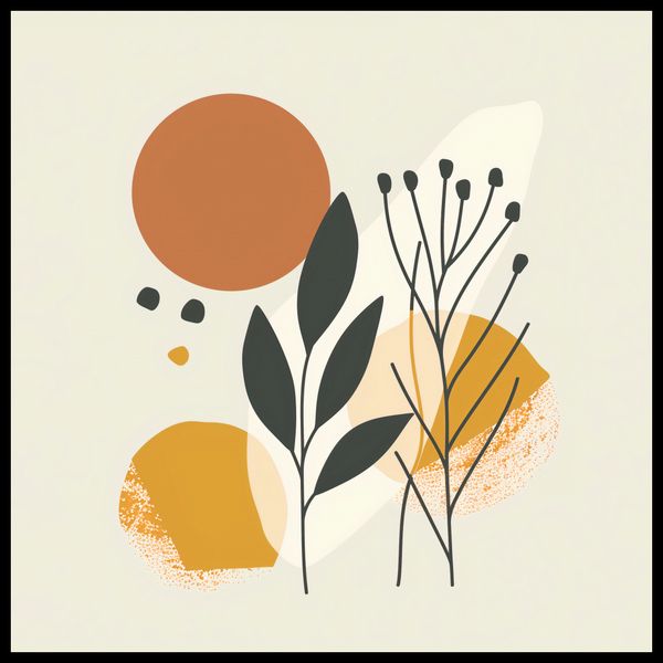 Plakat 90x90cm Botaniczna Presja zdjęcie 2