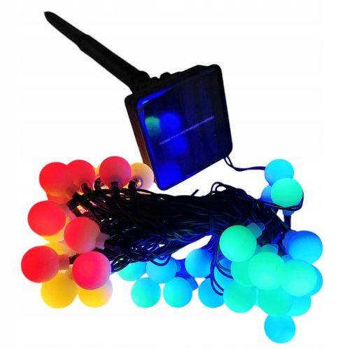 LAMPKI CHOINKOWE NA SOLAR SOLARNE KULKI MULTIKOLOR PROGRAMATOR na Arena.pl