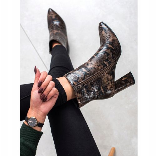 Botki W Szpic Snake Print r.38 na Arena.pl