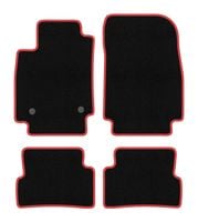Dywaniki welurowe CARLUX-RED Renault Captur 2013-2019 czarne/czerwone