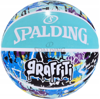 SPALDING GRAFFITI PIŁKA DO KOSZYKÓWKI GUMOWA 7 STREETBALL NA ORLIK