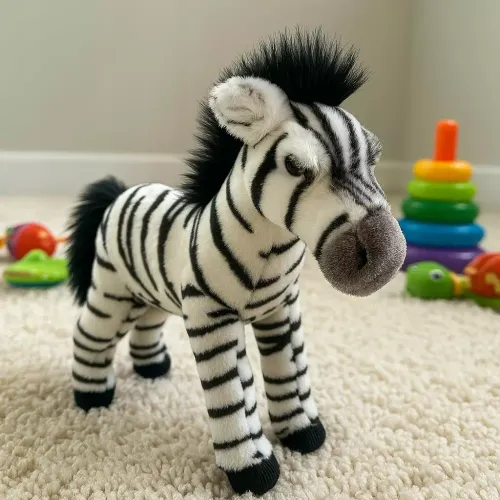 Maskotka Zebra stojąca DUBI - 30cm na Arena.pl