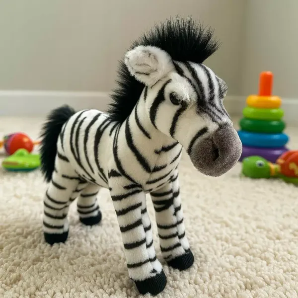 Maskotka Zebra stojąca DUBI - 30cm zdjęcie 2