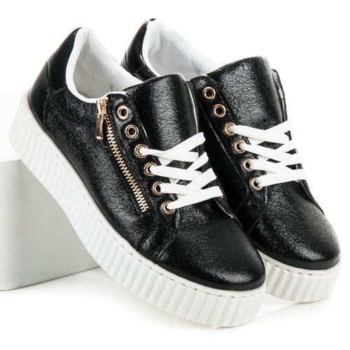 Wiązane trampki na platformie r.40 na Arena.pl