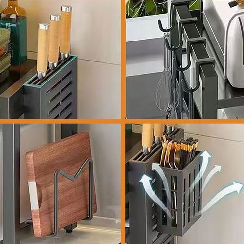 Półka Stojak na mikrofalówkę Regał kuchenny regulowany na na Arena.pl