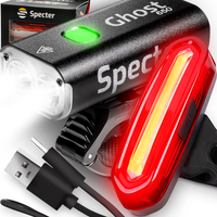 Lampka ROWEROWA SPECTER USB LED Ghost650 oświetlenie rowerowe latarka + TYŁ