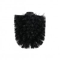 Końcówka wymienna zapas do szczotki WC czarna Axentia średnica 8,5 cm gwint 9 mm