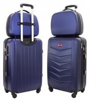 WALIZKA ZESTAW ŚREDNIA XL + KUFEREK BAGAŻ 602