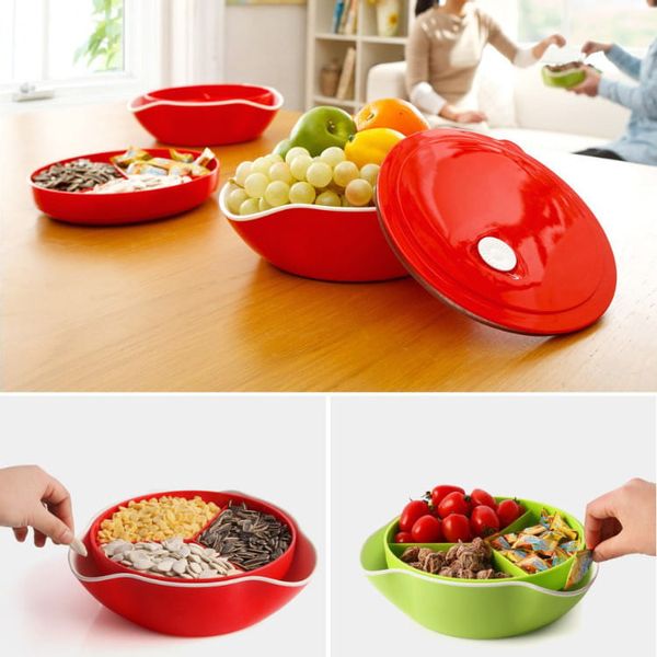 Pojemnik na orzechy PROMIS  CM200  Candybox DWUPOZIOMOWY  z  miseczką na odpady zdjęcie 4