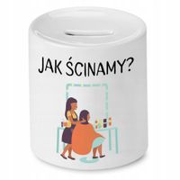 Skarbonka Fryzjerki Fryzjera Jak Ścinamy? Prezent Z Nadrukiem Ze Zdjęciem