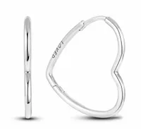 Serca Srebrne Kolczyki Koła s925 Loved Serce