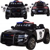 Auto na Akumulator Samochód Policyjny Czarny